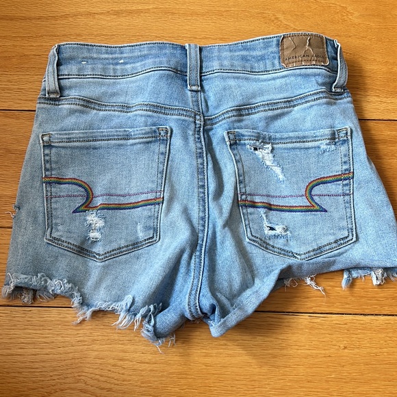 American Eagle Pride jean shorts - Picture 2 of 5